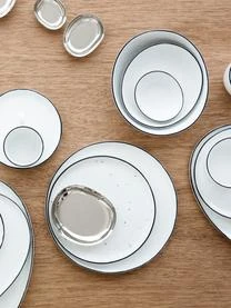 Broste Copenhagen Handgemachte Frühstücksteller Salt Aus Porzellan, 4 Stück – Bild 7