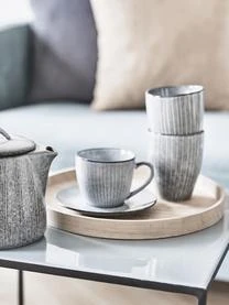 Broste Copenhagen Handgemachte Tasse Mit Untertasse Nordic Sea â Bild 2