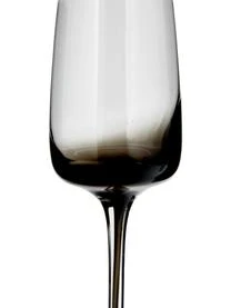 Broste Copenhagen Mundgeblasene Sektgläser Smoke Mit Farbverlauf, 4 Stück – Bild 3