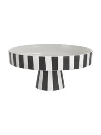 OYOY Living Design Keramik Servierplatte Toppu Im Streifendesign