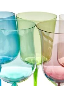 Bitossi Home Mundgeblasene Weingläser Diseguale In Unterschiedlichen Farben Und Formen, 6 Stück 14 Bitossi Home Mundgeblasene Weingläser Diseguale In Unterschiedlichen Farben Und Formen, 6 Stück – Bild 12