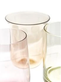 Bitossi Home Mundgeblasene Wassergläser Diseguale In Unterschiedlichen Farben Und Formen, 6 Stück – Bild 13