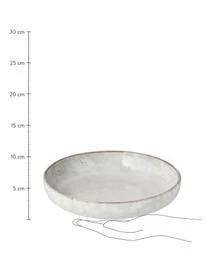 Broste Copenhagen Handgemachte Schalen Nordic Sand, Ø 22 Cm, 4 Stück – Bild 3