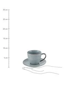 Broste Copenhagen Handgemachte Tasse Mit Untertasse Nordic Sea â Bild 3