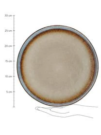Vinga Of Sweden Handgemachte Speiseteller Nomimono, 2 StĂŒck â Bild 3