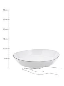 Broste Copenhagen Handgemachte Servierschale Salt Aus Porzellan Ă 24 â Bild 3