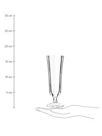 Cote Table Sektflöten Ana Mit Geriffelter Oberfläche, 12 Stück – Bild 3