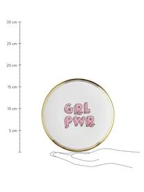 Bitossi Home Porzellan-Frühstücksteller Grl Pwr Mit Aufschrift – Bild 3