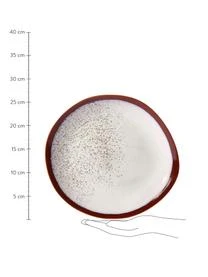 HKliving Handgemachter Speiseteller 70's, 2 StĂŒck â Bild 3