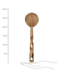 Madam Stoltz Mangoholz-Salatbesteck Twisted Mit Verspieltem Griff, 2-er Set 5 Madam Stoltz Mangoholz-Salatbesteck Twisted Mit Verspieltem Griff, 2-er Set â Bild 3