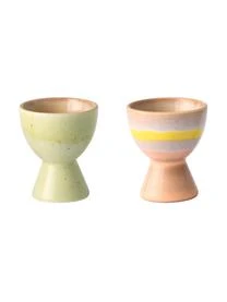 HKliving Handgemachte Eierbecher 70's, 4-Set â Bild 4