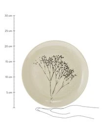 Bloomingville Handgemachter Frühstücksteller Bea Mit Gräser-Motiv – Bild 4