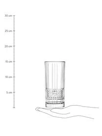 RCR Kristall-Longdrinkgläser Brillante Mit Relief, 6 Stück – Bild 3