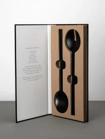 ByOn Schwarzes Salatbesteck Topina Mit Mattem Finish, 2er-Set â Bild 3