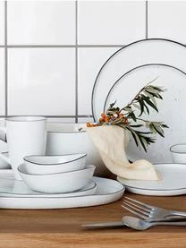Broste Copenhagen Handgemachtes Frühstücks-Set Salt Aus Porzellan, 4 Personen (16-tlg.) – Bild 3