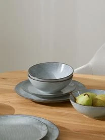 Broste Copenhagen Handgemachtes Geschirr-Set Nordic Sea, 4 Personen (12-tlg.) – Bild 3