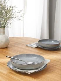 Broste Copenhagen Handgemachte Schalen Nordic Sea, Ø 22 Cm, 4 Stück – Bild 2