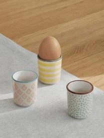 Bloomingville Handbemalte Eierbecher Patrizia Mit Verspieltem Muster, 3er-Set â Bild 3