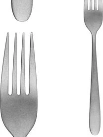 Sola Switzerland Besteck-Set Tulip In Stonewash-Optik, 6 Personen (24-tlg.) – Bild 6