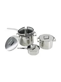 Inoxriv Edelstahl-Kochtöpfe Design Plus, 7er-Set – Bild 4