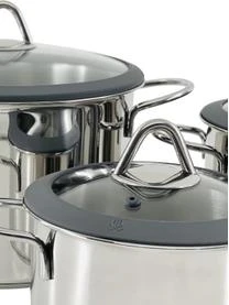 Inoxriv Edelstahl-Kochtöpfe Milano, 8er-Set – Bild 10