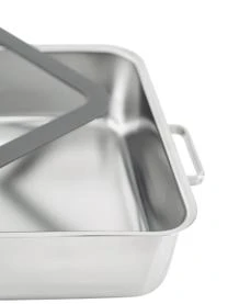 Inoxriv Edelstahl-Bräter Premium Mit Deckel – Bild 4