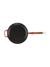 Le Creuset Bratpfanne Signature Collection Mit Innenemaille Und Holzgriff â Bild 4