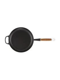 Le Creuset Bratpfanne Signature Collection Mit Innenemaille Und Holzgriff â Bild 4