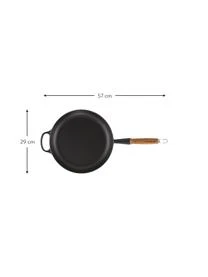 Le Creuset Bratpfanne Signature Collection Mit Innenemaille Und Holzgriff â Bild 3