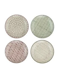 Bloomingville Frühstücksteller Karine Mit Kleinem Muster, 4er-Set