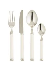 Villeroy & Boch Design-Besteck-Set Play! White Pearl, 6 Personen (24 -tlg.)