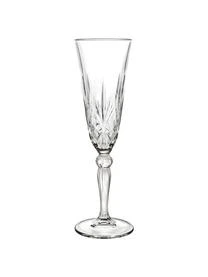 RCR Kristall-SektglĂ€ser Melodia Mit Relief, 6 StĂŒck