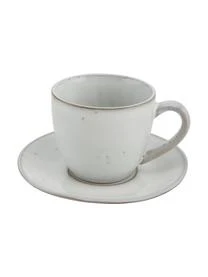 Broste Copenhagen Handgemachte Tasse Mit Untertasse Nordic Sand