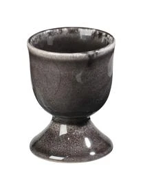 Broste Copenhagen Handgemachte Eierbecher Nordic Coal, 4 StĂŒck