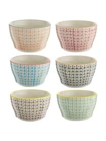 Bloomingville SchÀlchen Carla Mit Kleinem Muster, 6er-Set