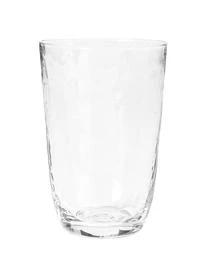 Broste Copenhagen Mundgeblasene WasserglĂ€ser Hammered Mit Unebener OberflĂ€che, 4 StĂŒck