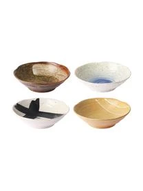 HKliving Handgemachte SchÀlchen Yunomi, 4er-Set