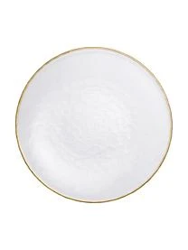 Cote Table Speiseteller Orphee Aus Glas, 2 StĂŒck