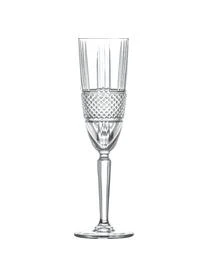 RCR Kristall-SektglĂ€ser Brillante Mit Relief, 6 StĂŒck