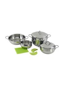 Inoxriv Koch-Set Bio Aus Edelstahl, 9-tlg.