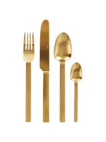 Jotex Besteck-Set Lexi Mit Rillenstruktur Am Griff, 6 Personen (24-tlg.)