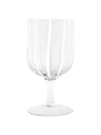 OYOY Living Design Mundgeblasene RotweinglĂ€ser Mizu, 2 StĂŒck