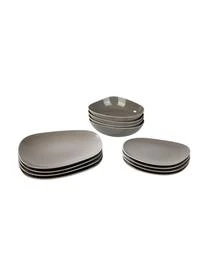 Villeroy & Boch Porzellan Geschirr-Set Organic, 4 Personen (12-tlg.)