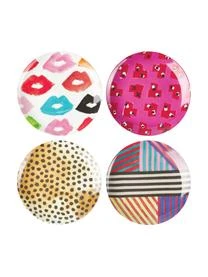 Donald Robertson X Westwing Collection Designer Frühstücksteller Carol Aus Porzellan, 4er-Set