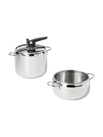 Inoxriv Schnellkochtöpfe Sicura Aus Edelstahl, 3er-Set
