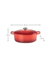 Le Creuset Ovaler Gusseisen-BrĂ€ter Signature Collection â Bild 3