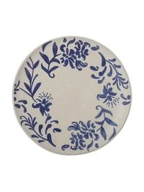 Bloomingville Handbemalte Speiseteller Petunia Mit Blumenmuster, 6 Stück